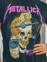 1988 Metallica Damaged Justice Tee T-shirt arcadeshops.com