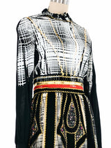 Libertine Hand Painted Reworked Malcolm Starr Dress Dress arcadeshops.com