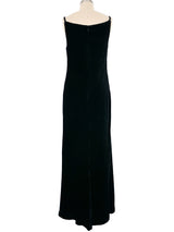 2000s Jean Paul Gaultier Velvet Dress Dress arcadeshops.com