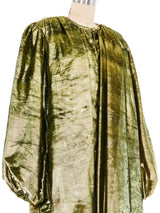 Metallic Gold Opera Coat Outerwear arcadeshops.com