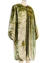 Metallic Gold Opera Coat Outerwear arcadeshops.com