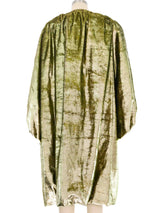 Metallic Gold Opera Coat Outerwear arcadeshops.com