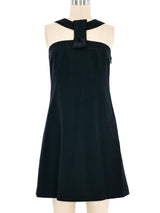 Moschino Satin Bow Mini Dress Dress arcadeshops.com