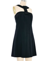 Moschino Satin Bow Mini Dress Dress arcadeshops.com