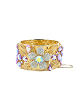 Vendome Floral Crystal Cuff Accessory arcadeshops.com