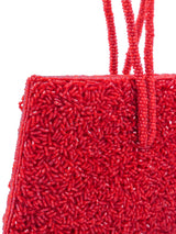1990s Red Beaded Mini Bag Accessory arcadeshops.com