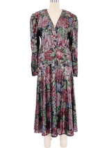 Krizia Sequined Floral Skirt Ensemble Suit arcadeshops.com