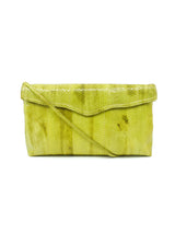 Chartreuse Snakeskin Convertible Clutch Accessory arcadeshops.com