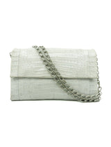Nancy Gonzalez Grey Crocodile Bag Accessory arcadeshops.com