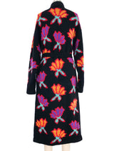 Floral Knit Maxi Cardigan Outerwear arcadeshops.com