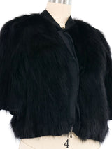 2008 Lanvin Cropped Fur Jacket Outerwear arcadeshops.com