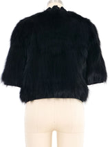 2008 Lanvin Cropped Fur Jacket Outerwear arcadeshops.com