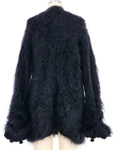 1990s John Galliano Shaggy Mohair Cardigan Outerwear arcadeshops.com