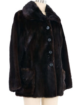 1960s Cropped Mink Jacket Outerwear arcadeshops.com