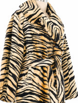1960s Faux Fur Tiger Coat Outerwear arcadeshops.com