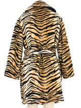 1960s Faux Fur Tiger Coat Outerwear arcadeshops.com