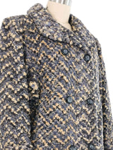 1960s Cropped Boucle Fur Coat Outerwear arcadeshops.com