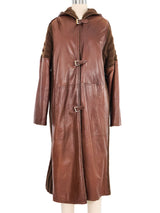 1970s Gucci Leather and Knit Coat Outerwear arcadeshops.com