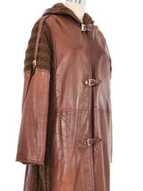1970s Gucci Leather and Knit Coat Outerwear arcadeshops.com