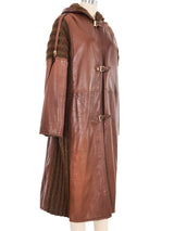 1970s Gucci Leather and Knit Coat Outerwear arcadeshops.com