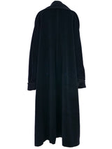 Max Mara Black Wool Overcoat Outerwear arcadeshops.com