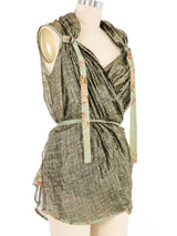Vivienne Westwood Metallic Wrap Front Top Top arcadeshops.com