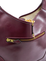 1970s Hermes Trim Burgundy Shoulder Bag Accessory arcadeshops.com