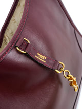 1970s Hermes Trim Burgundy Shoulder Bag Accessory arcadeshops.com