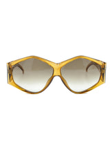 1980s Christian Dior Translucent Amber Sunglasses Accessory arcadeshops.com