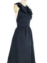 1970s Nina Ricci Ruffle Organza Gown Dress arcadeshops.com