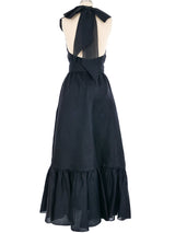 1970s Nina Ricci Ruffle Organza Gown Dress arcadeshops.com