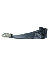 1980s Crystal Studded Snakeskin Belt Accessory arcadeshops.com