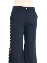 2002 Chloe Scalloped Edge Trousers Bottom arcadeshops.com