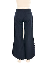 2002 Chloe Scalloped Edge Trousers Bottom arcadeshops.com