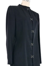 1980s Claude Montana Hook Hardware Skirt Suit Suit arcadeshops.com