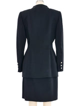 1980s Claude Montana Hook Hardware Skirt Suit Suit arcadeshops.com