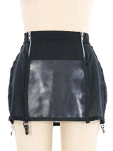 1990s Catherine Coatney Garter Fetish Skirt Bottom arcadeshops.com