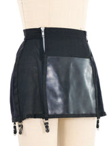 1990s Catherine Coatney Garter Fetish Skirt Bottom arcadeshops.com