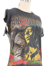 1980s Bob Marley Distressed Cutoff Tee T-Shirt arcadeshops.com