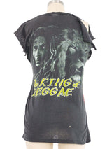1980s Bob Marley Distressed Cutoff Tee T-Shirt arcadeshops.com