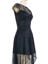 Dolce & Gabbana Lace Waterfall Dress Dress arcadeshops.com