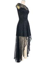 Dolce & Gabbana Lace Waterfall Dress Dress arcadeshops.com