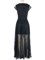 Dolce & Gabbana Lace Waterfall Dress Dress arcadeshops.com