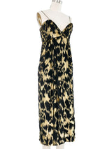 Richilene Metallic Velvet Skinny Strap Dress Dress arcadeshops.com