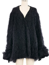 1990s John Galliano Shaggy Mohair Cardigan Outerwear arcadeshops.com