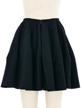 Alaia Wool Ruffle Circle Skirt Bottom arcadeshops.com
