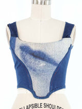 1992 Vivienne Westwood Marlene Dietrich Printed Corset Top arcadeshops.com