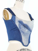1992 Vivienne Westwood Marlene Dietrich Printed Corset Top arcadeshops.com