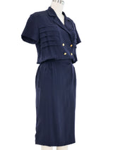 Chanel Pleated Silk Shirt Dress Dress arcadeshops.com
