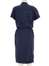 Chanel Pleated Silk Shirt Dress Dress arcadeshops.com